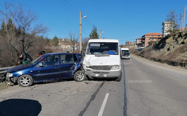 Катастрофа в Черноочене след отнето предимство (снимки)